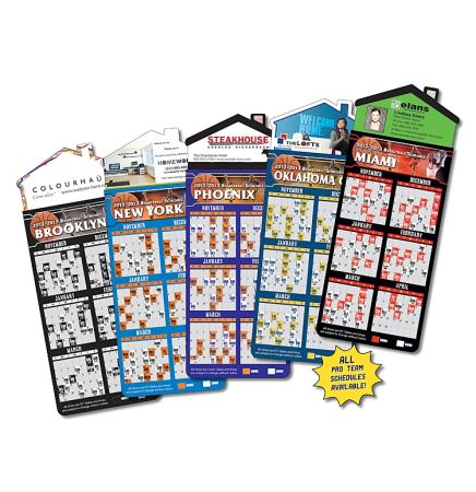 Basketball Schedules Magna-Card House Shape Magnet  (3.5x9)