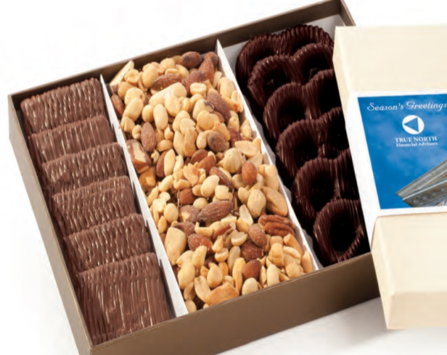 Master Collection Gourmet Chocolate and Snack Sampler Gift Box