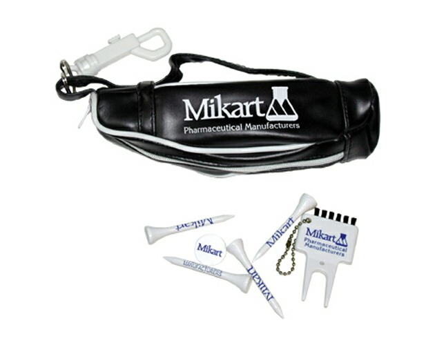 Mini Golf Bag with Tees/Marker & Divot Tool