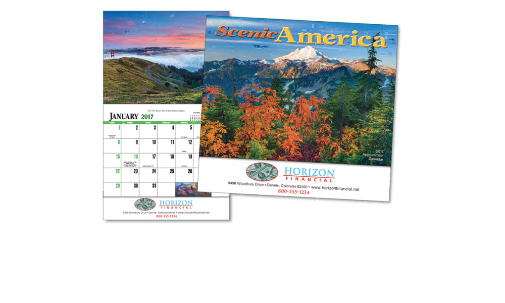 Scenic America Miniatureline Calendar