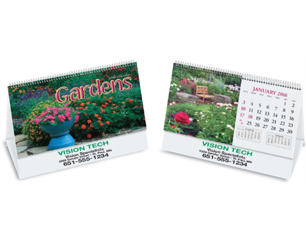 Gardens Desk Calendar