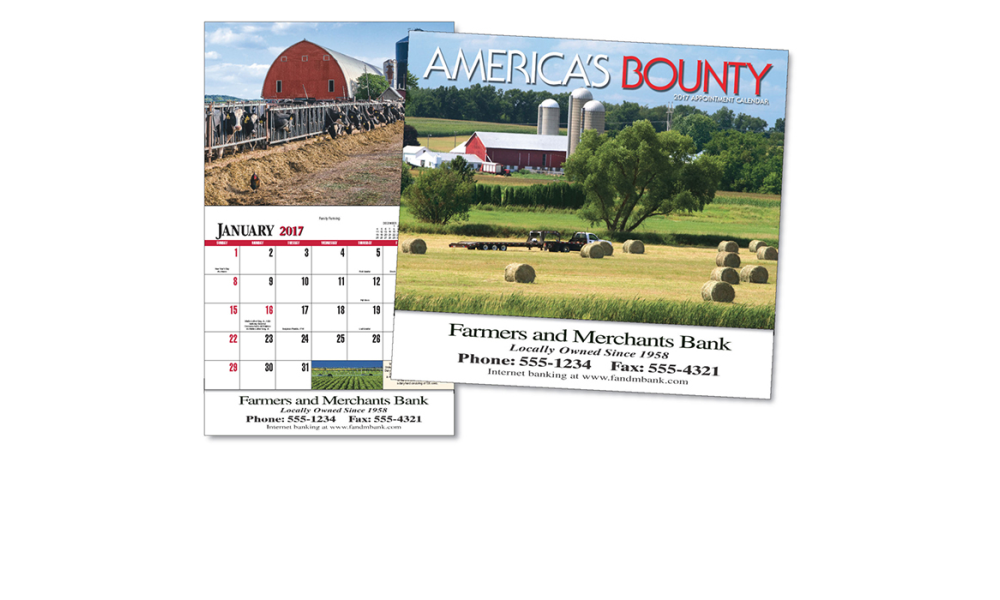 America's Bounty Appointment Calendar