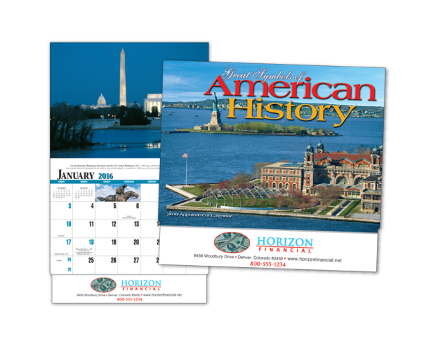 Great Symbols of American History Appointment Calendar