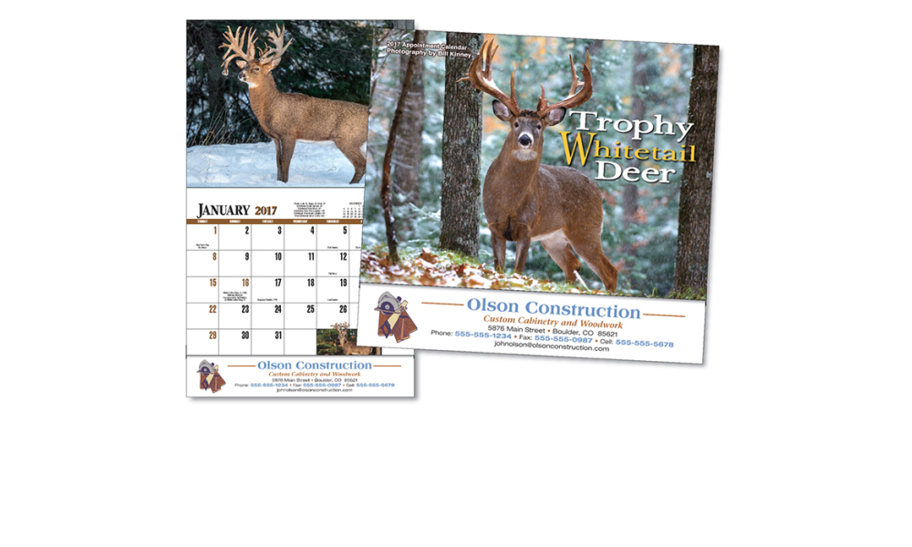 Trophy Whitetail Deer Appointment Calendar