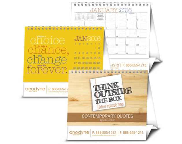 Contemporary Quotes Large Desk Calendars