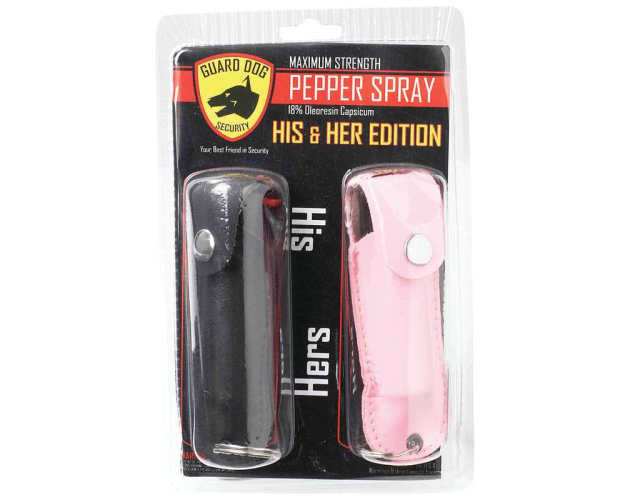 His and Hers Pepper Spray - 1 1/2"x4 3/8"x1 1/4"