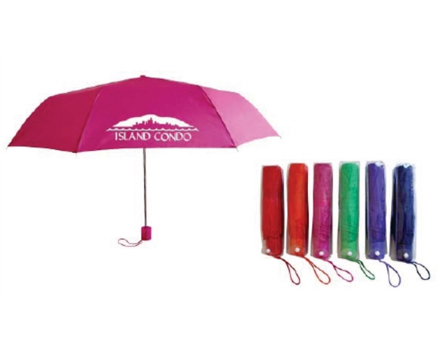 Color Super Mini Folding Umbrella (42" Arc)