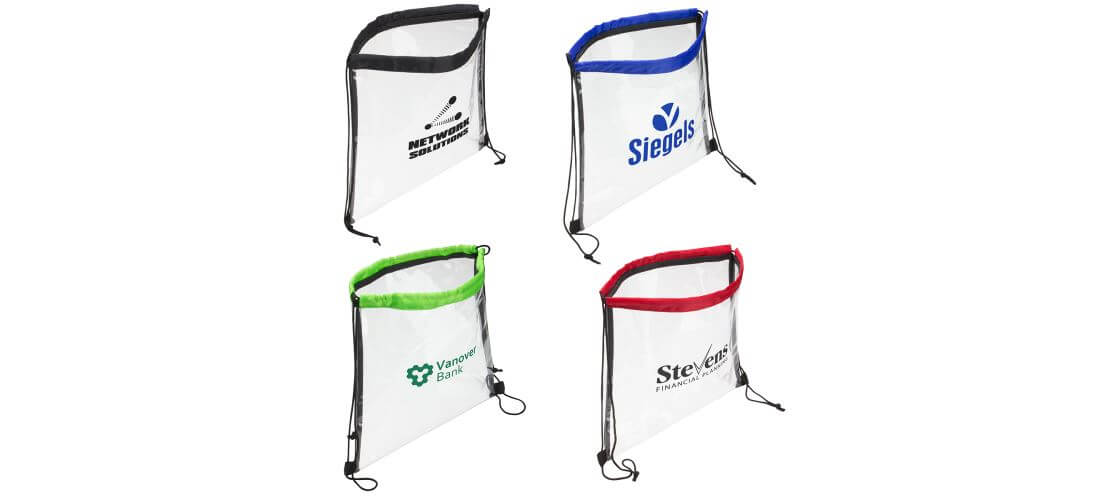 Clear Bag With Drawstring