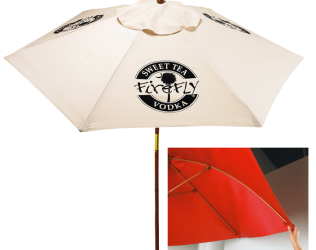 Wood Market Umbrella (7')