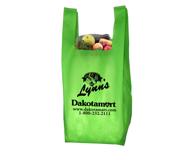 Everyday Lightweight T-Shirt Style Grocery Shopping Tote Bag