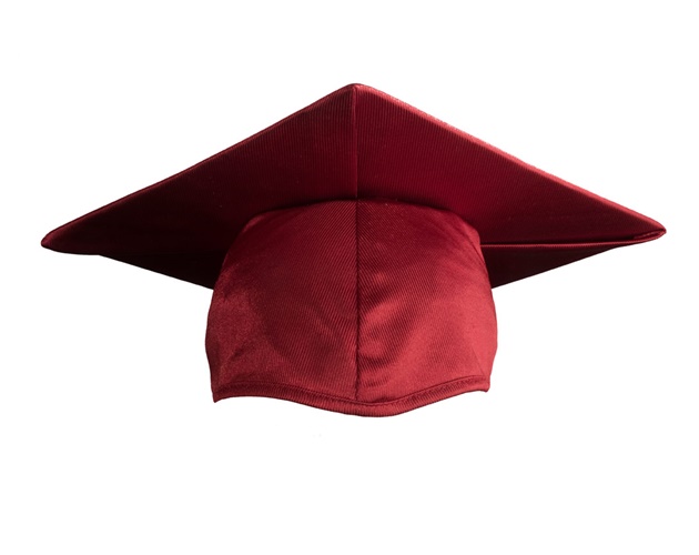 Adult/teen-Shiny Fabric - Graduation Cap