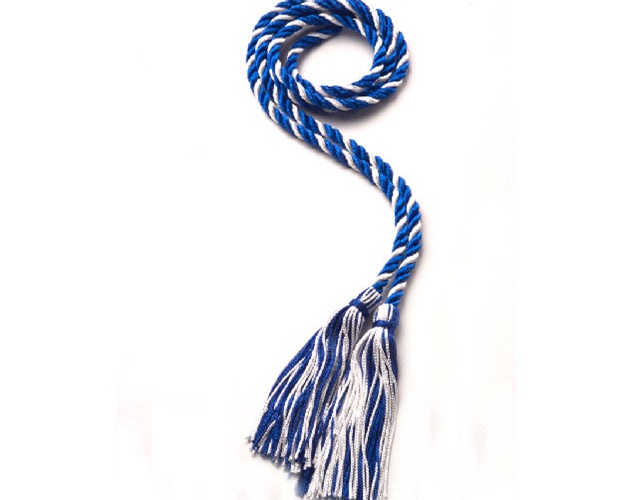 Custom Intertwined Graduation Honor Cord - Two Color