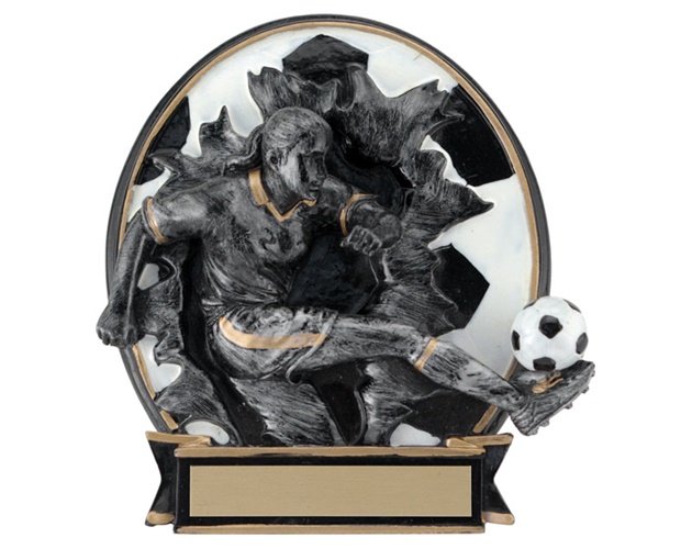 5.25" Blow Out Soccer Female Trophy