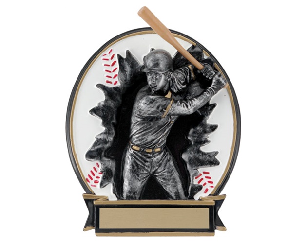 5.25" Blow Out Baseball Female Trophy