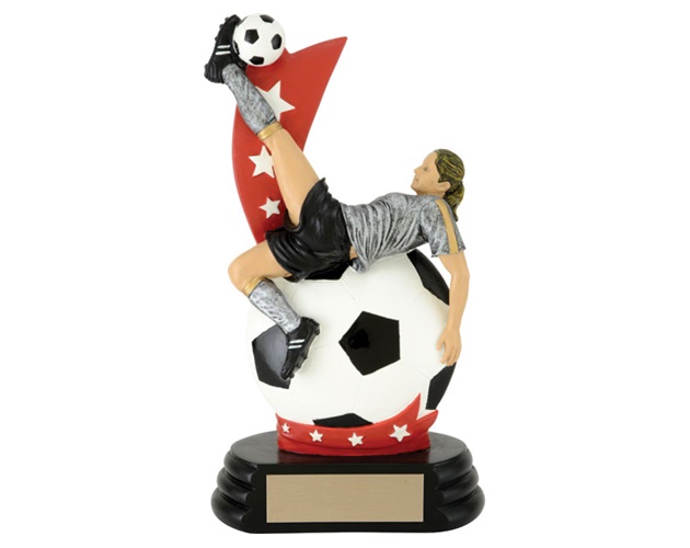 7 Female All Star Player On Ball Trophy