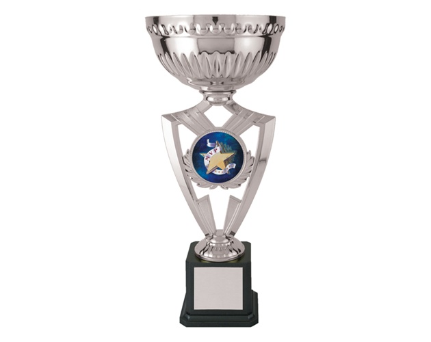 10.25 Silver Basketball Victory Cup 2 Holder Award Trophy