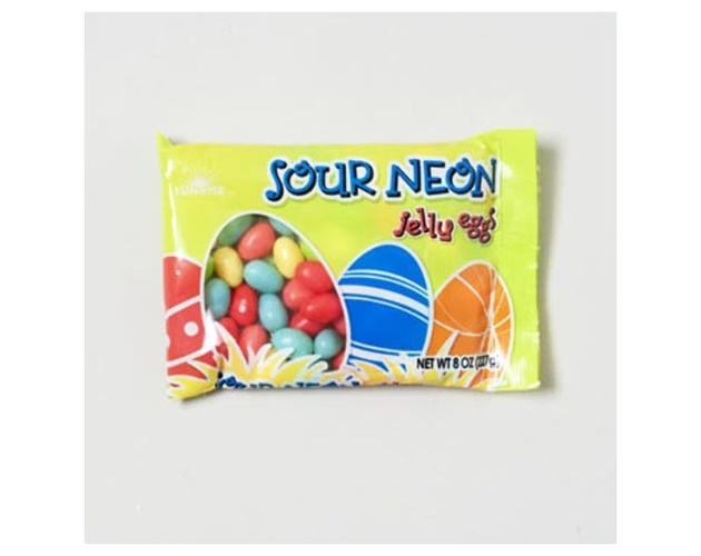 Easter Candy Sunrise Sour Neon Jelly Eggs