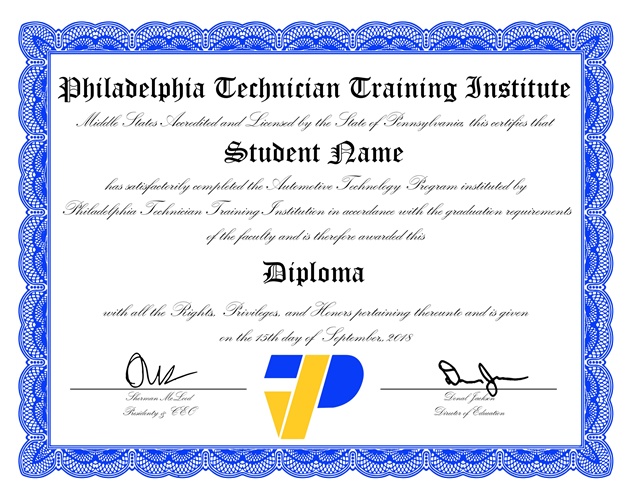 Custom Graduation Diploma - Flat Printed - Full Color - No Foil - Set-Up Fee's Not Included