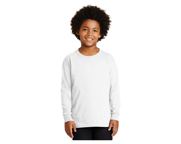 Gildan® Youth Ultra Cotton® 100 percent Cotton Long Sleeve T-Shirt