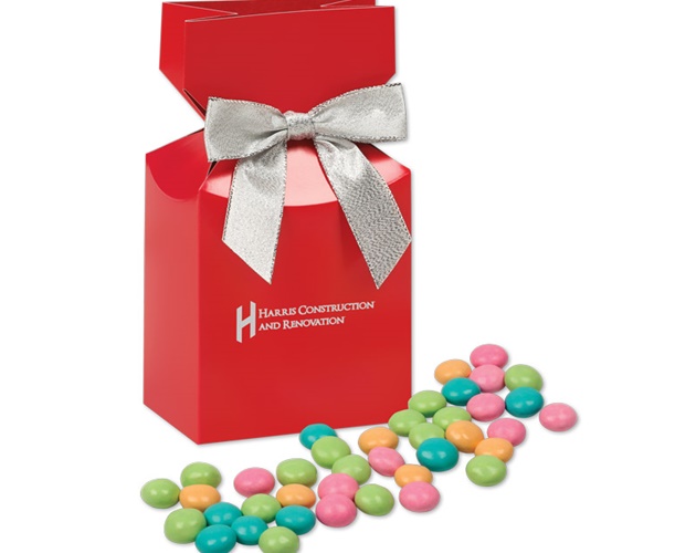 Chocolate Gourmet Mints in Red Gift Box