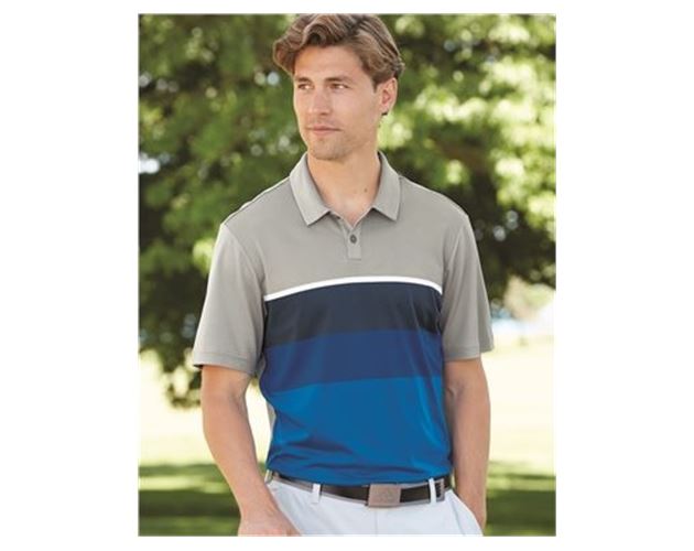 Adidas Golf Climacool Engineered Stripe Sport Shirt