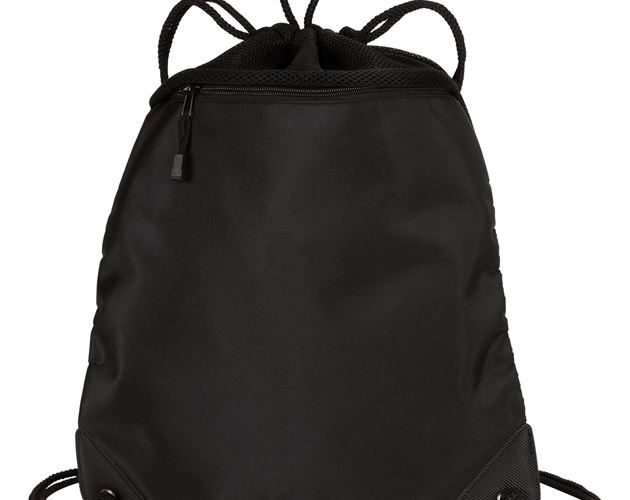 Port Authority® Cinch Backpack w/ Mesh Trim