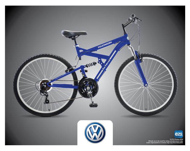 Dual Suspension Mountain Bicycle - Blue for Custom Orders