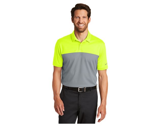 Nike Golf Dri-Fit Colorblock Micro Pique Polo Shirt