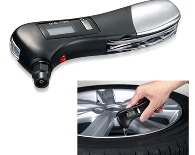 Tire Pressure Gauge With Tools