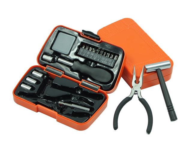 Portable box packed 19pcs combined tools set