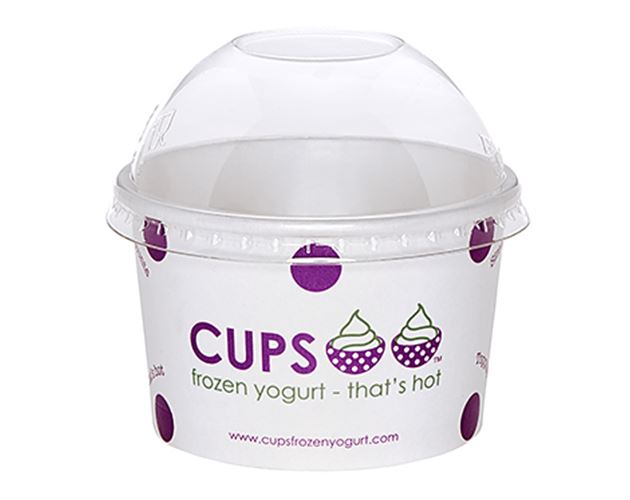 4 Oz. Paper Dessert/ Food Cup - Flexographic Printed