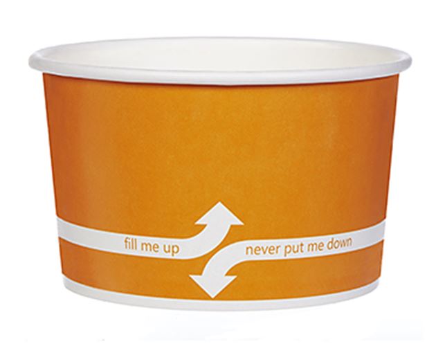20 Oz. Paper Dessert/ Food Cup - Flexographic Printed