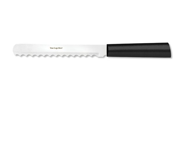 Bagel Knife w/ Black Stainless Steel Resin Handle