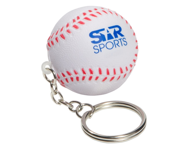 Baseball Stress Reliever Keychain