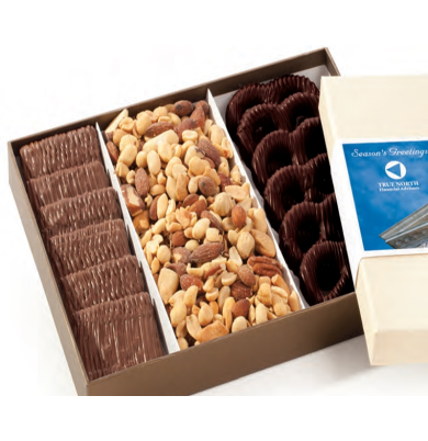 Master Collection Gourmet Chocolate and Snack Sampler Gift Box