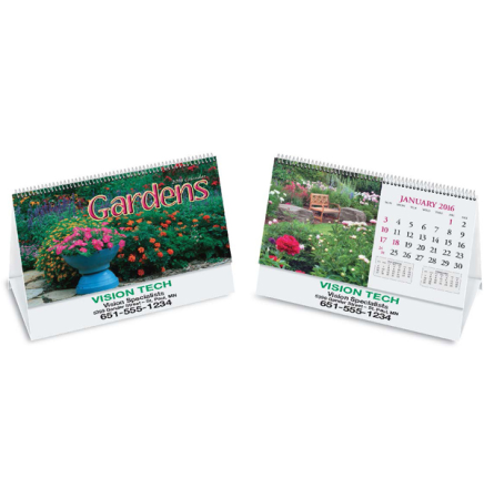Gardens Desk Calendar
