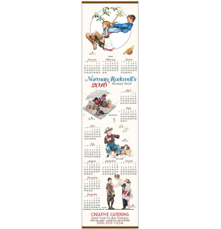 Rockwell Scroll Calendar