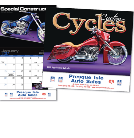 Custom Cycles Appointment Calendar