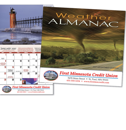 Weather Almanac Appointment Calendar