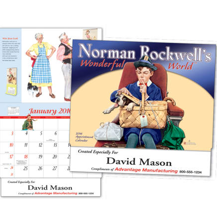 Norman Rockwell Miniatureline Calendars