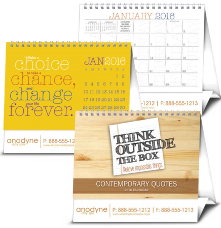 Contemporary Quotes Large Desk Calendars