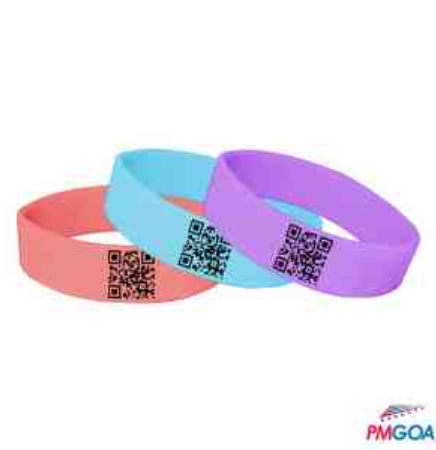 1" Custom QR Code Wristbands