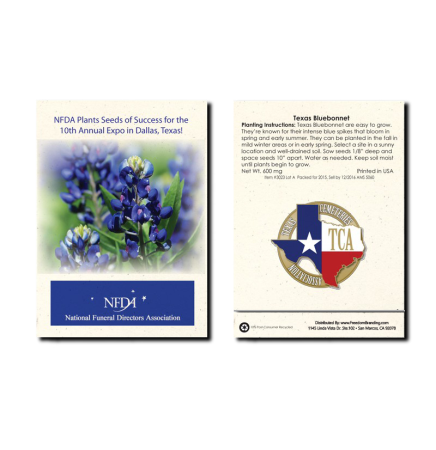 Texas Bluebonnet Seed Packet