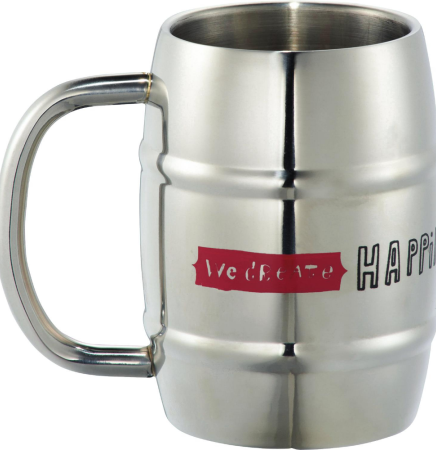 Stainless Barrel Mug 14 Oz.