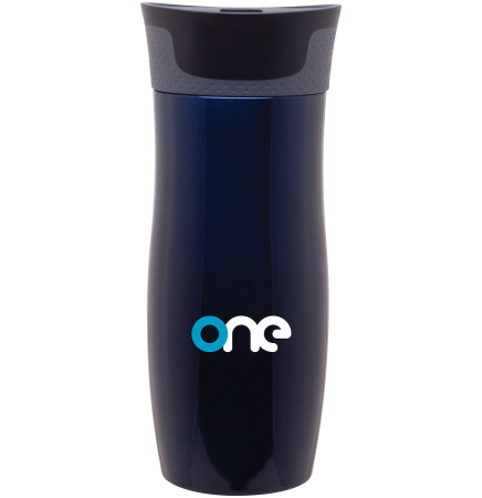 16 Oz. Contigo Westloop Blue Stainless Steel Tumbler Mug