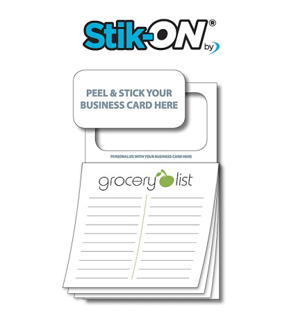 Magnetic Brand-It Sticky Pad - Grocery List