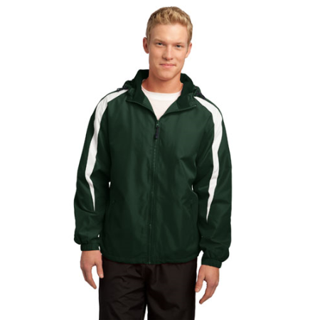 Sport-Tek Adult Fleece-Lined Colorblock Jacket