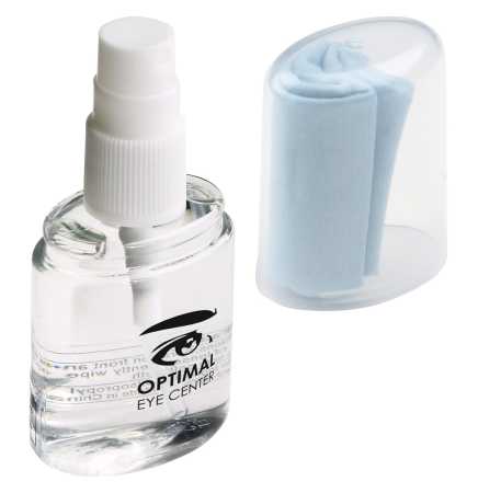 Lens Spray Cleaner w/Microfiber Cloth