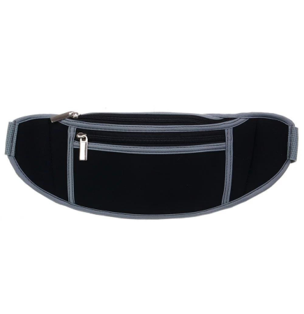 iBank(R) Running Belt, Fitness Belt, Sport Waist Pouch for Smartphones (black)