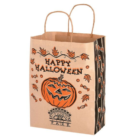 Halloween Natural Kraft Shopper Bag